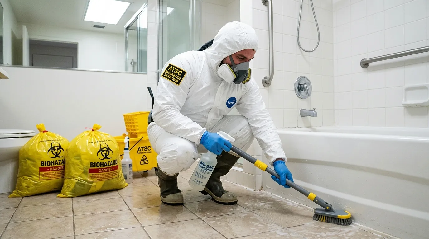 Decontamination equipment deployed for Blood Cleanup in Bexley